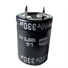 330uF 200V Snap-in Aluminium Electrolytic Capacitor TEAPO LG SERIES 